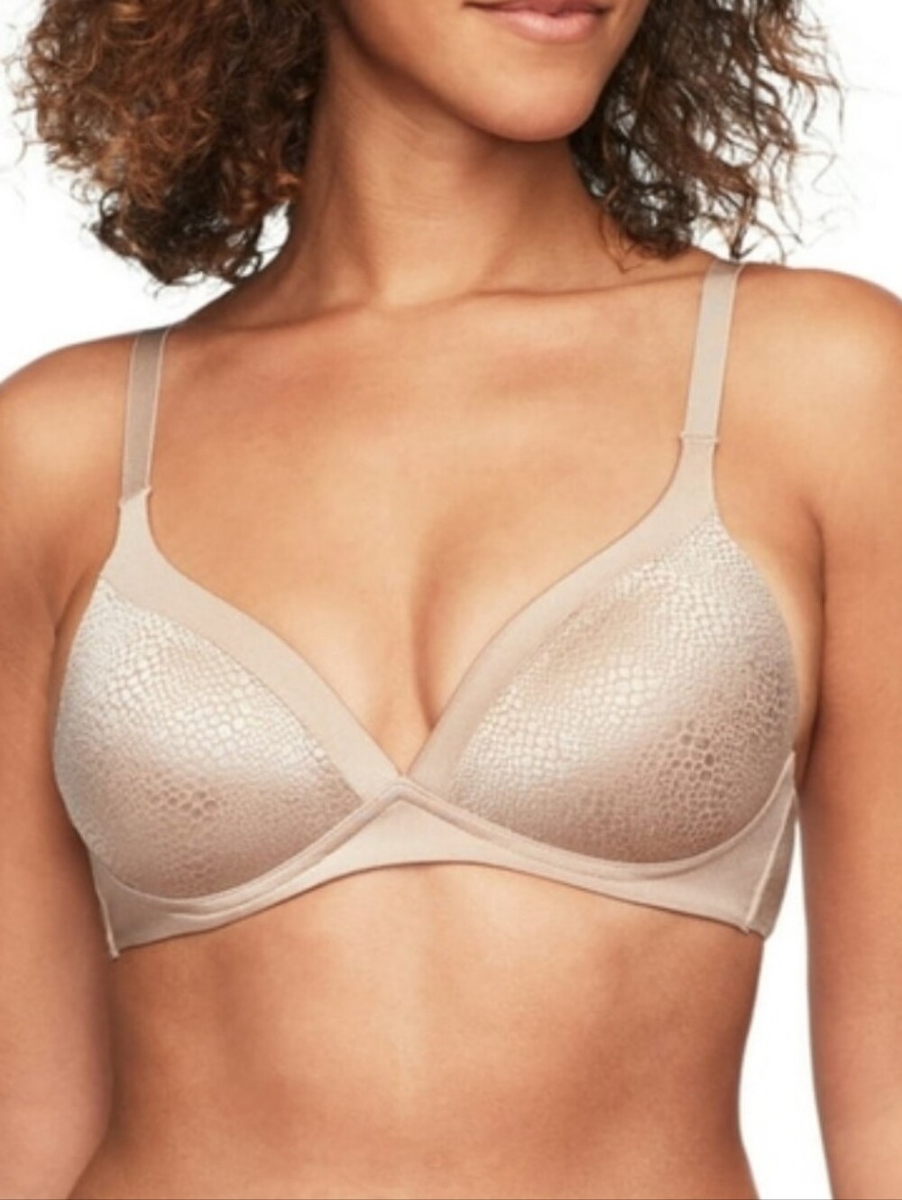 Warners Blissful Benefits Wireless Back Smoothing With Lift T-shirt Bra Size 36B
